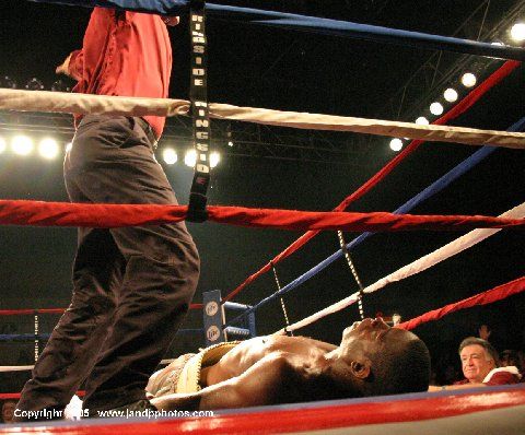 Reggie Johnson knocked out Fred Moore